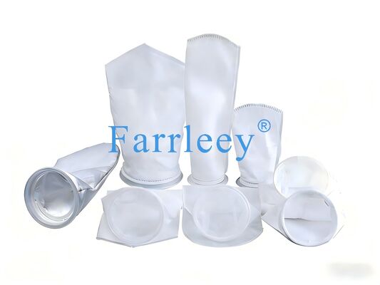 کیفیت کیسه‌های فیلتر آبکاری شده با مواد پلی پروپیلن، تولید بدون روغن سیلیکون، و حلقه استیل ضد زنگ جوش داده شده با دقت برای فیلتراسیون شیمیایی کارخانه